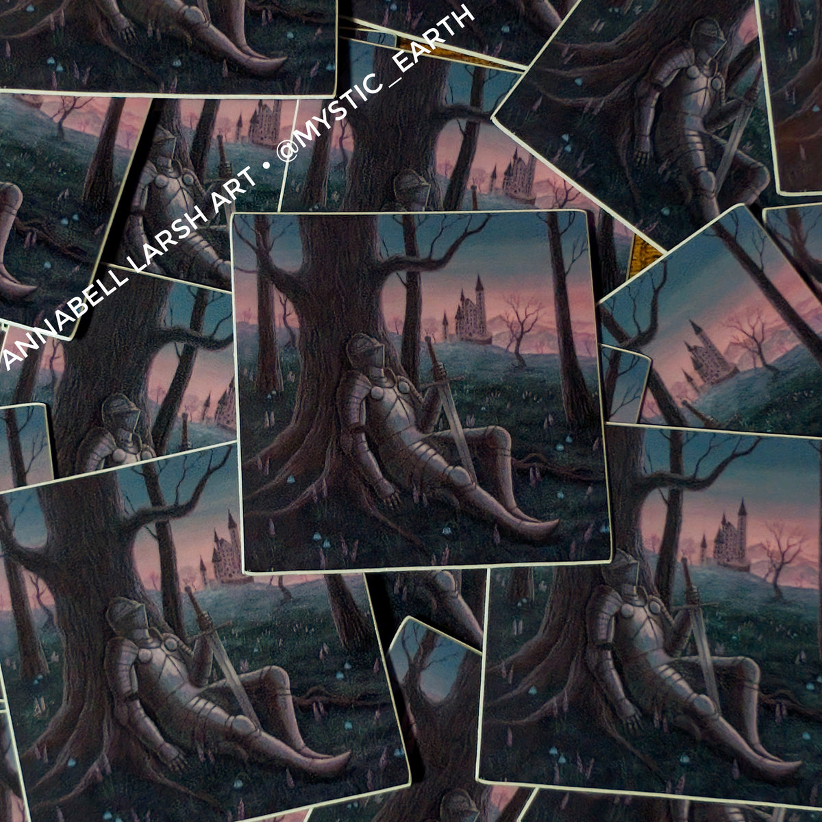 Pack of 25: 2" Fairytale Fantasy Knight Stickers