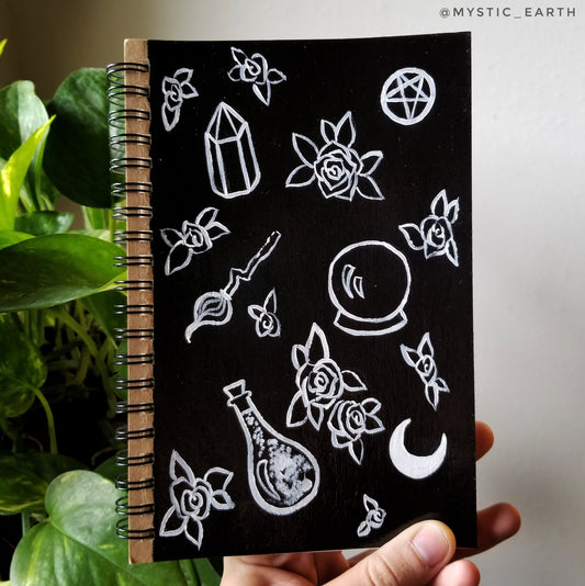 Crystal Witch Blank Sketchbook