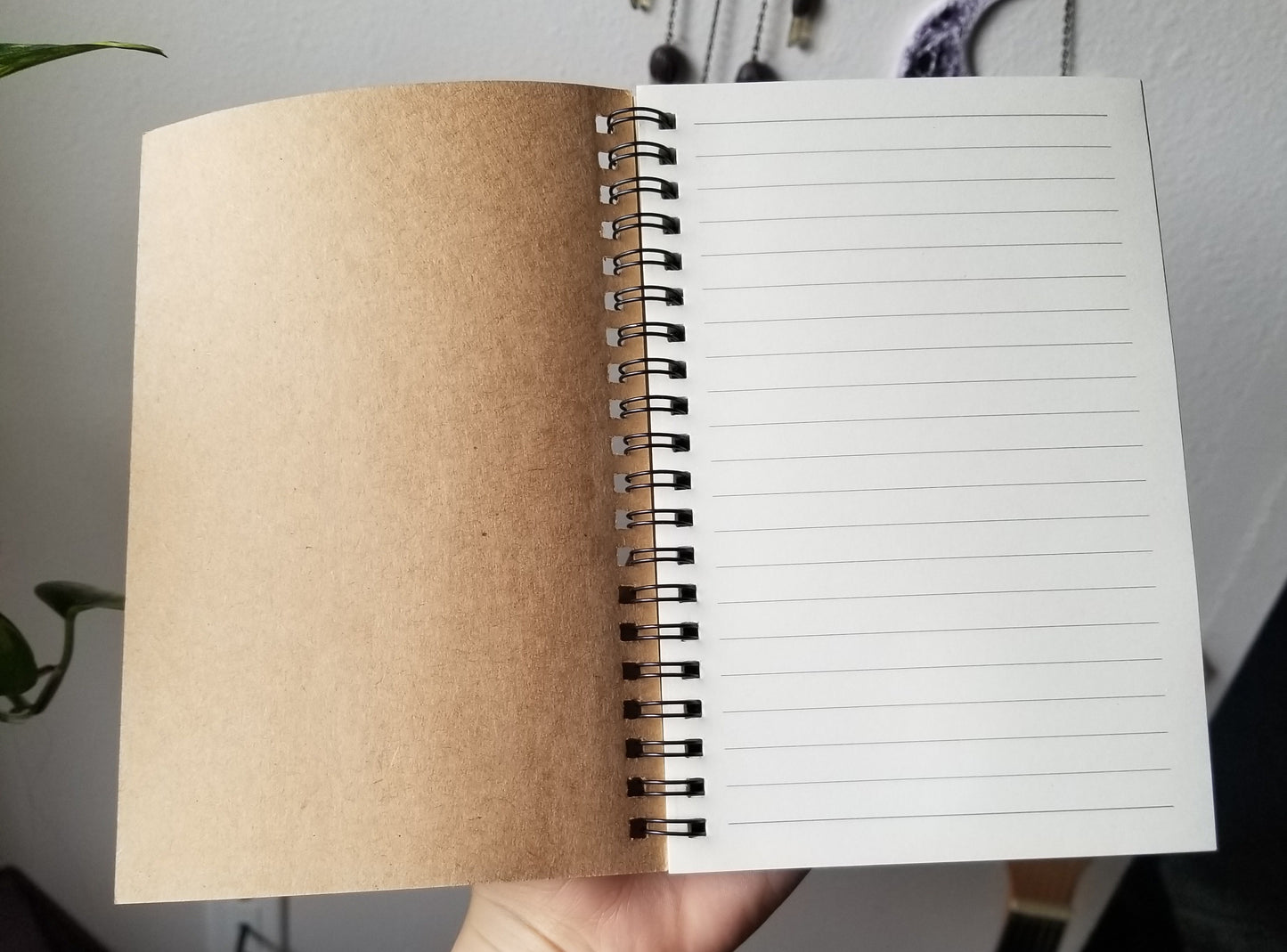 Floral Crystal Lined Notebook