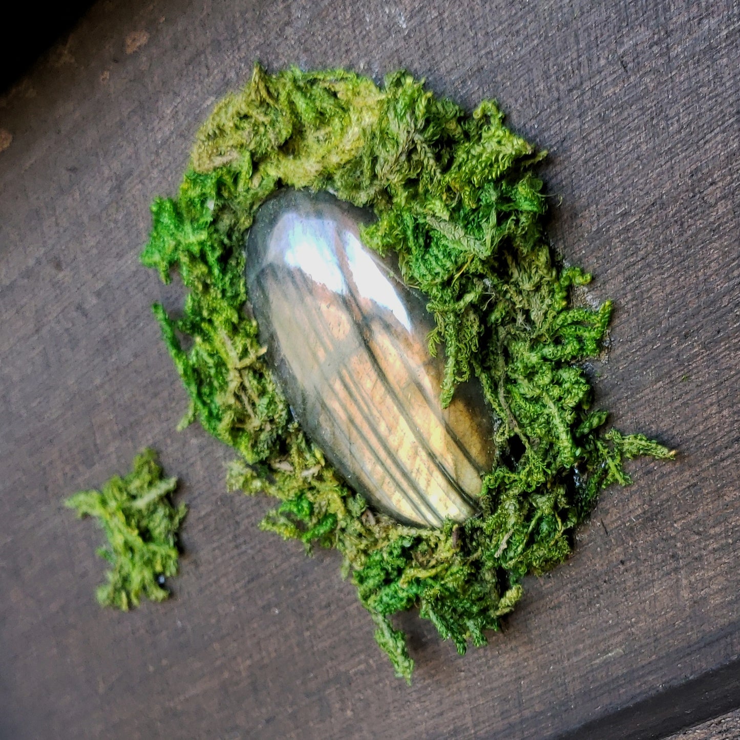 Floral Moon Altar Box with a Hidden Crystal