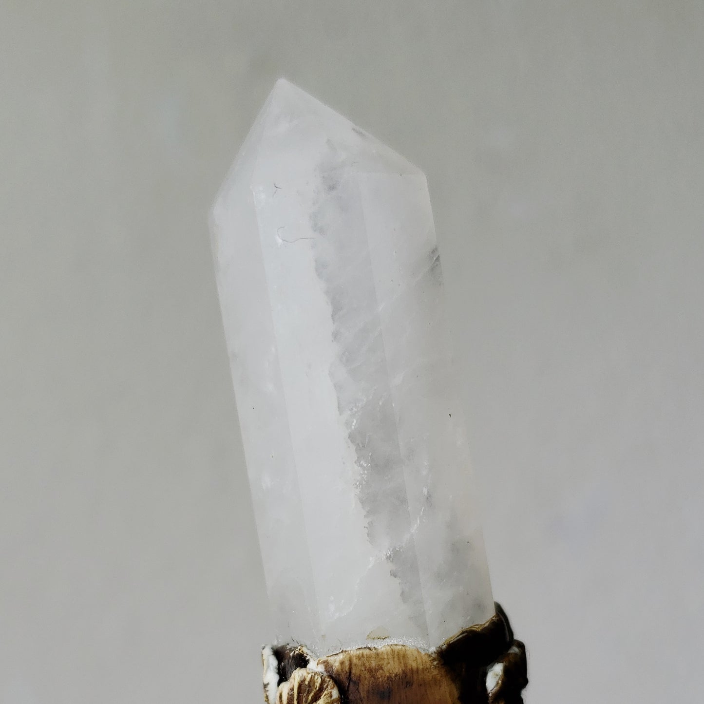 Crystal Wand with Tourmalated Quartz