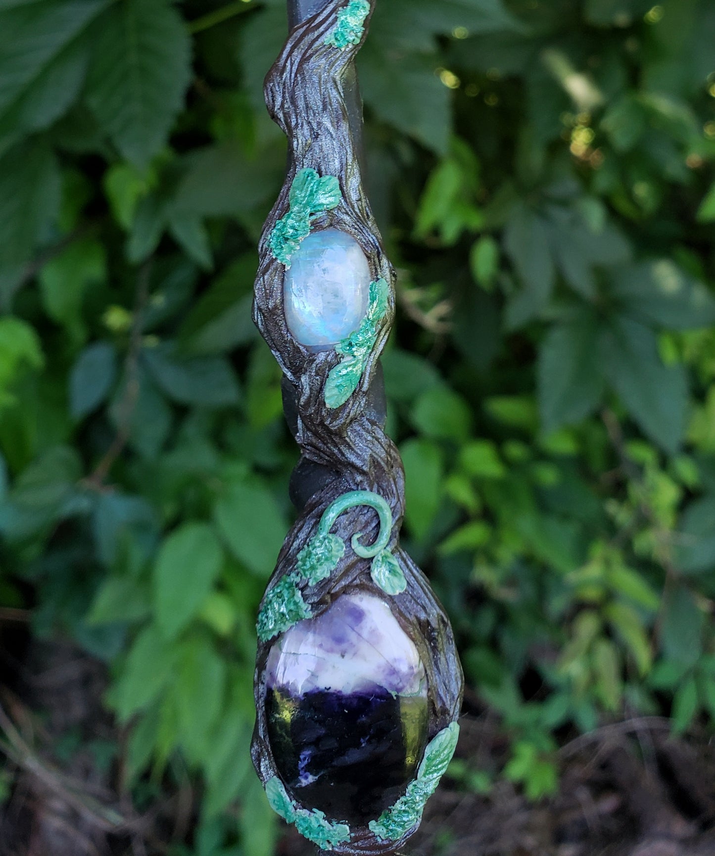 Moon Goddess Crystal Wand ~ Mystic Earth x Volundr Forge