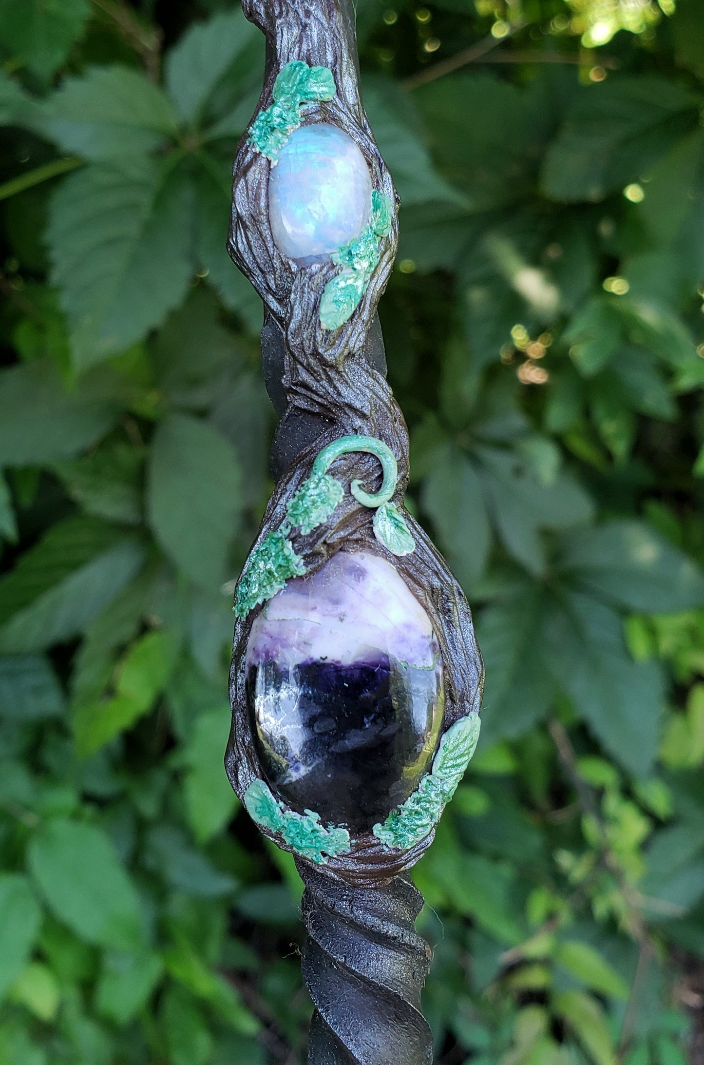 Moon Goddess Crystal Wand ~ Mystic Earth x Volundr Forge
