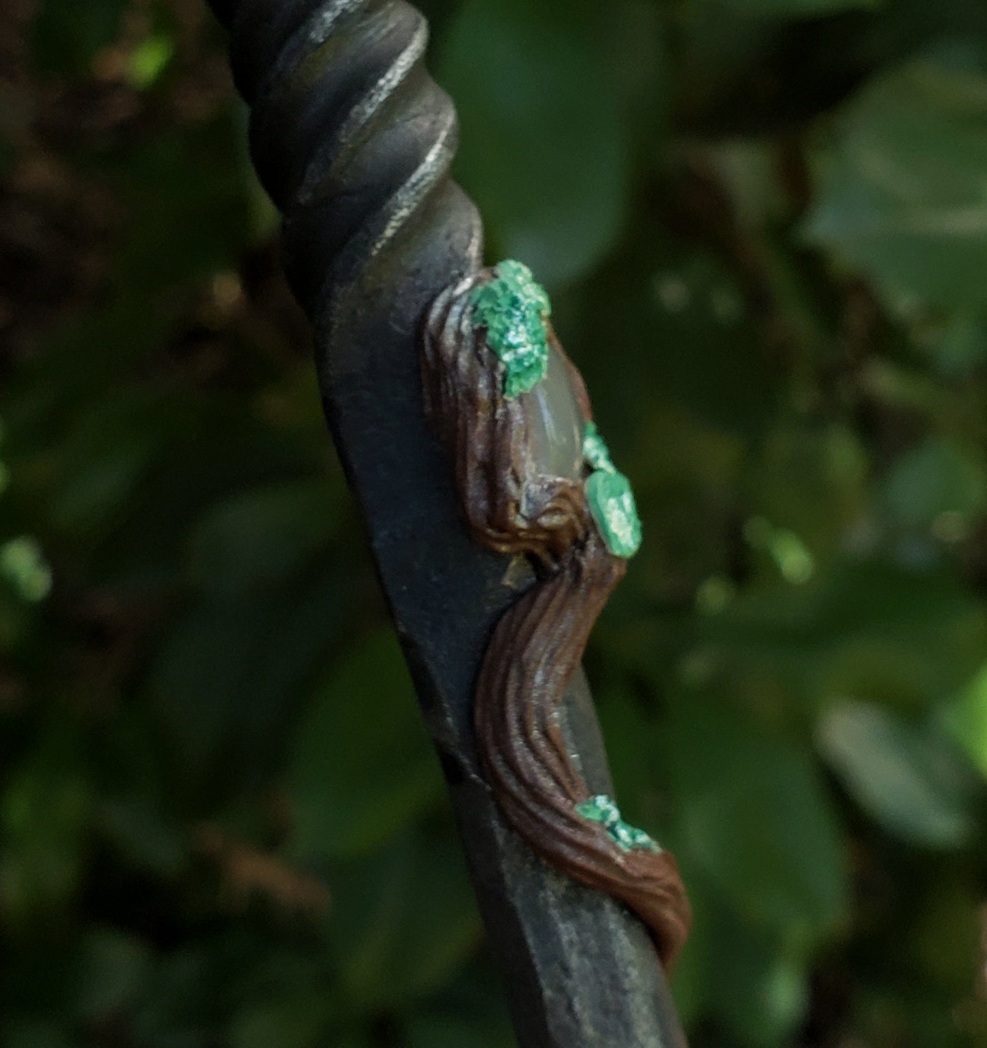 Aquamarine Crystal Wand ~ Mystic Earth x Volundr Forge