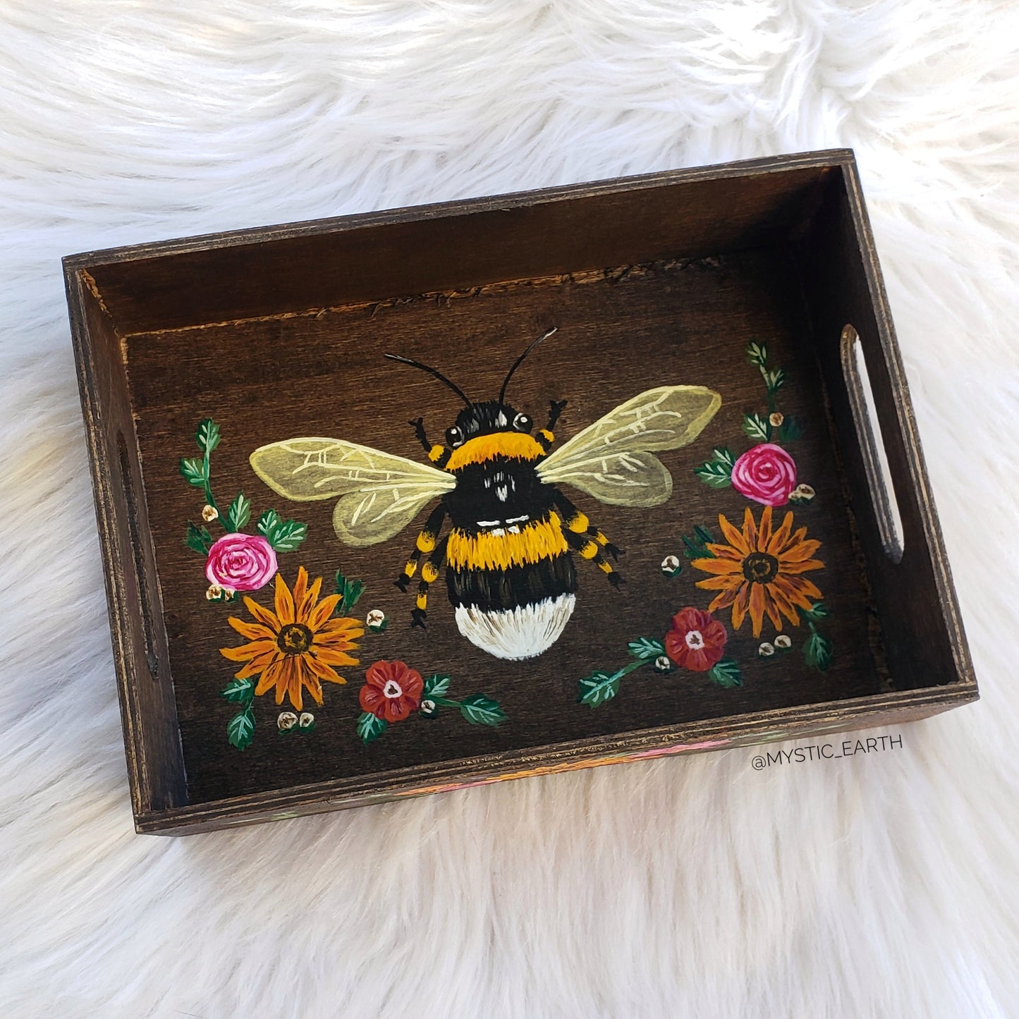 Reserved for Marilu: Bumblebee Tray