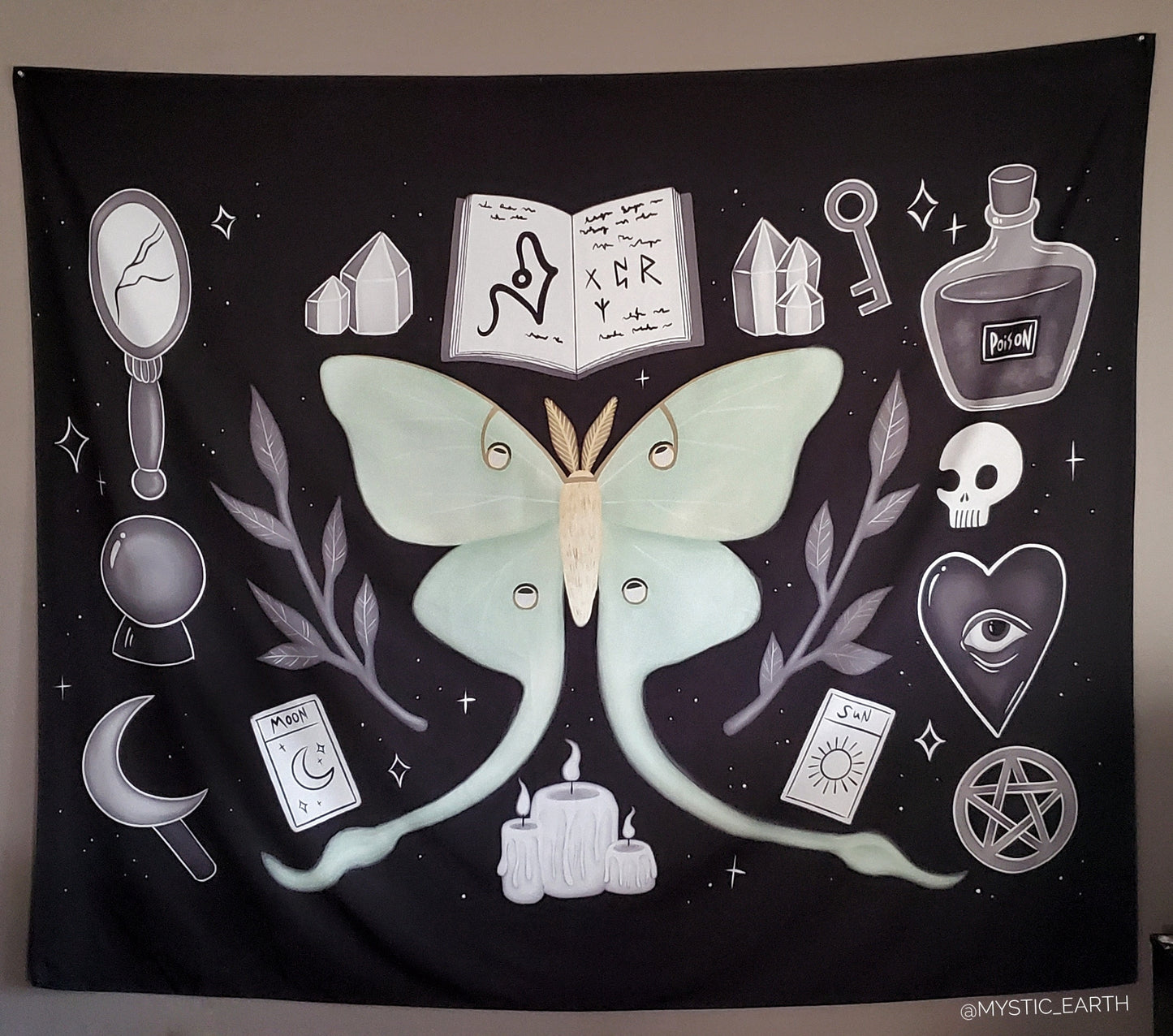 “Moth Magic” Tapestry