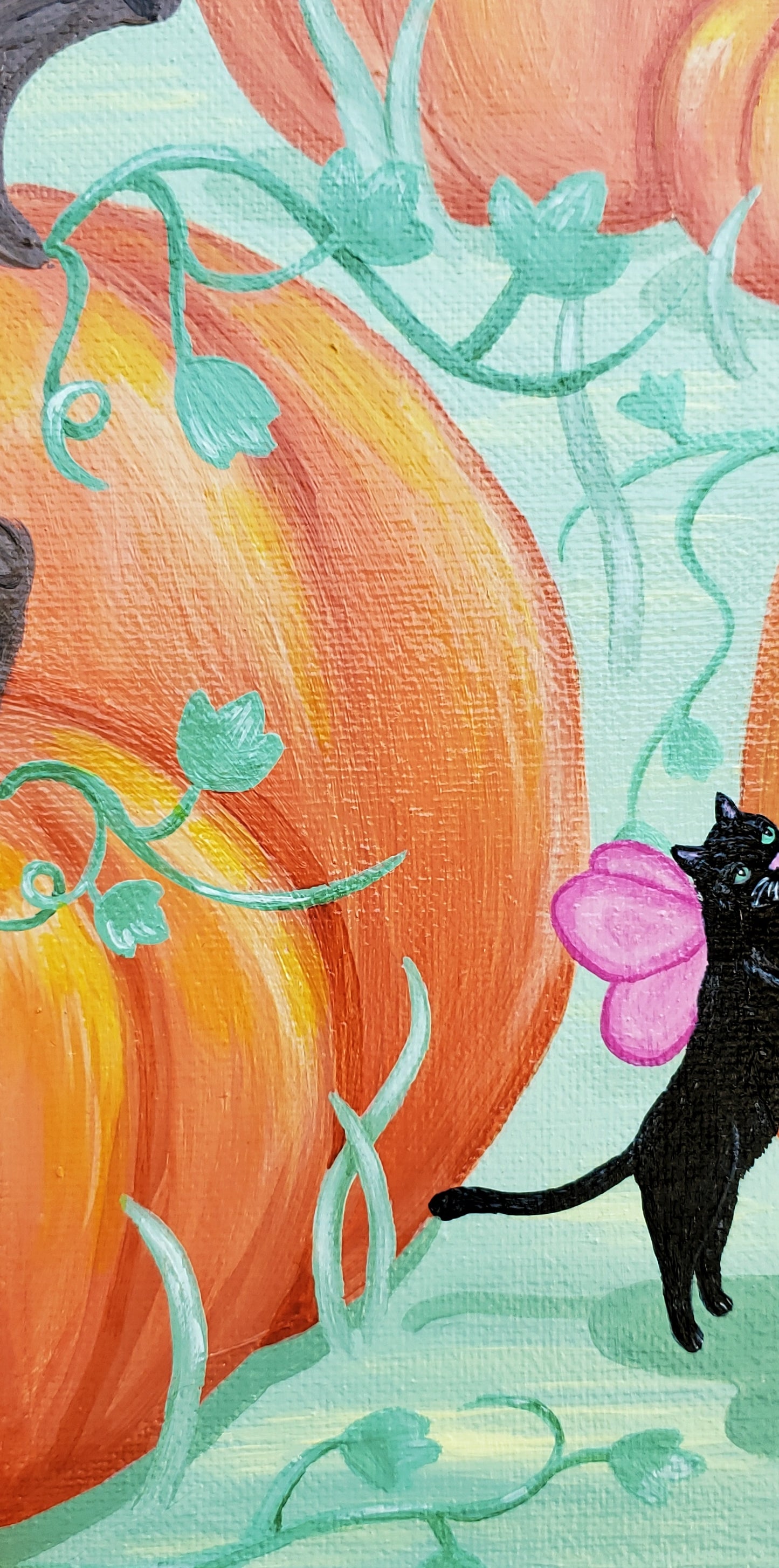 Halloween Kitties Painting