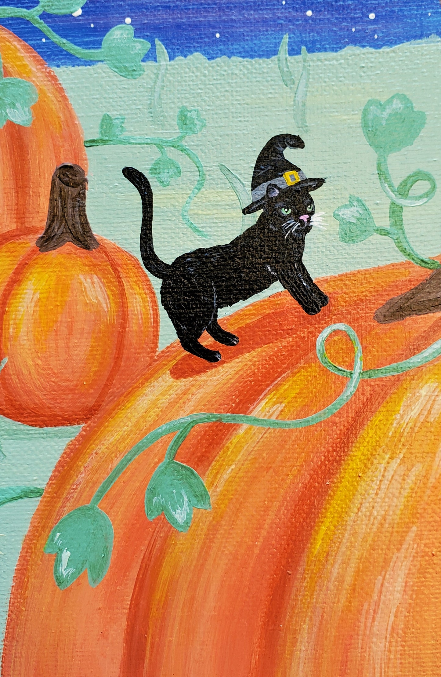 Halloween Kitties Painting