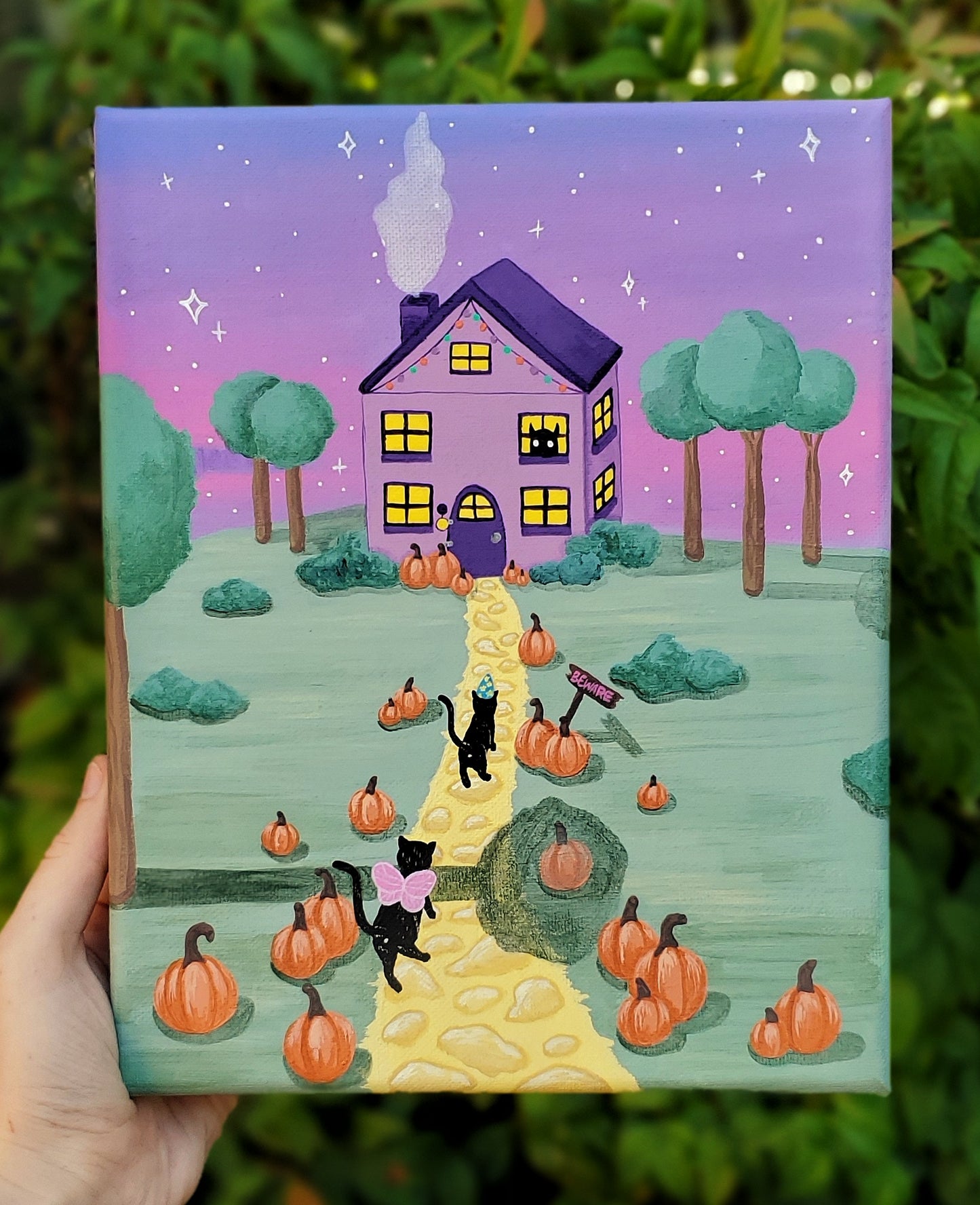 Haunted House Painting