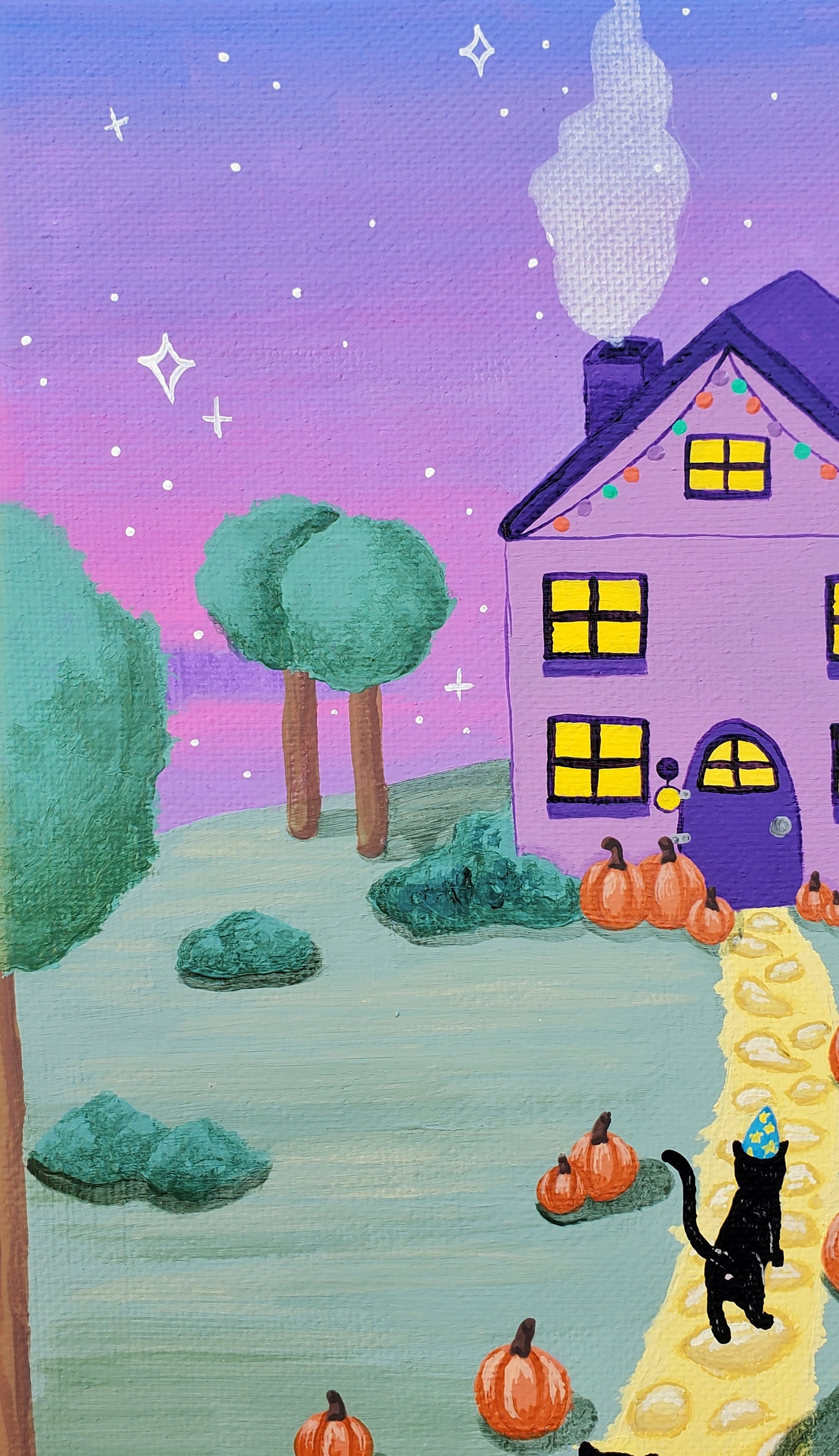 Haunted House Painting