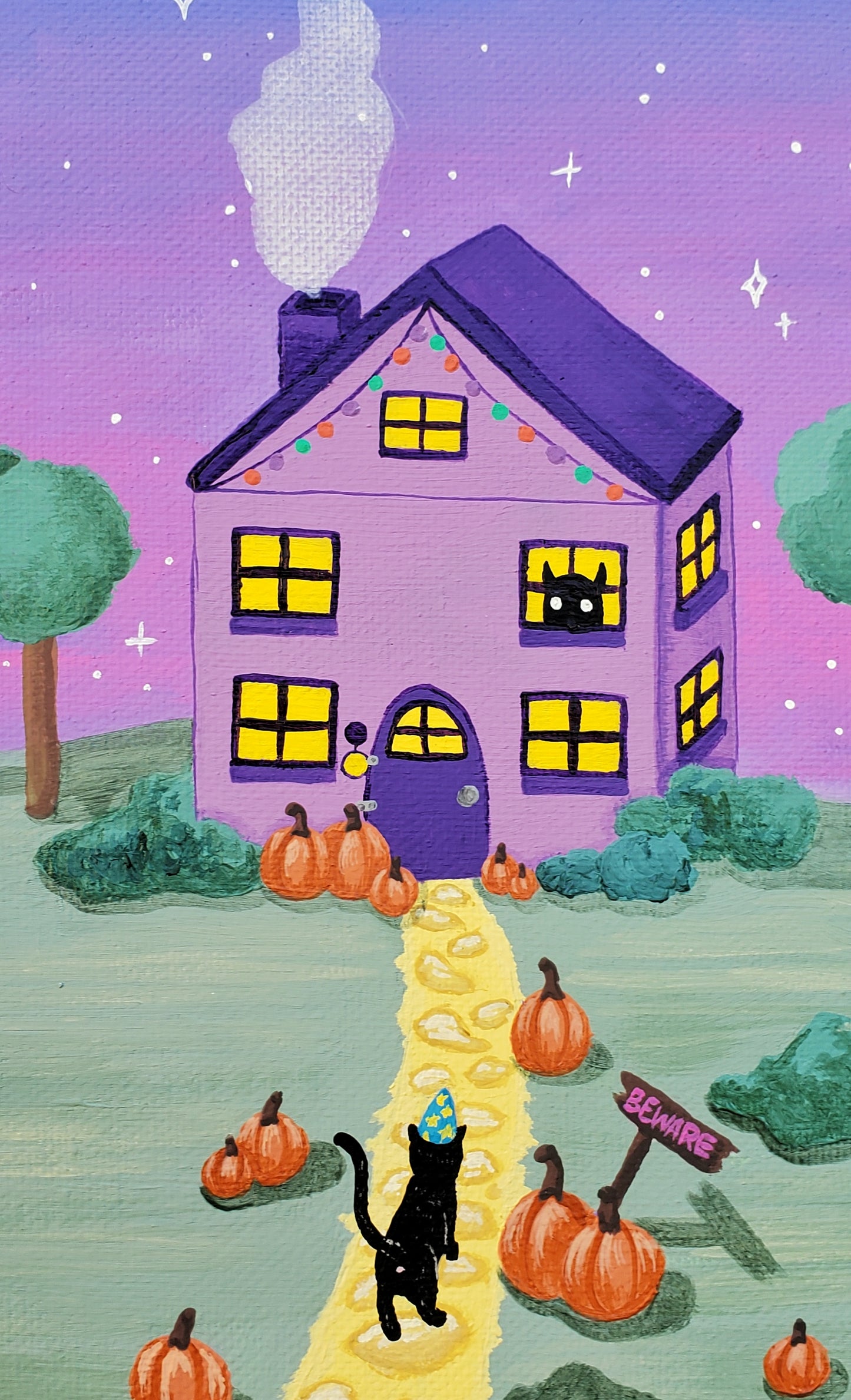 Haunted House Painting