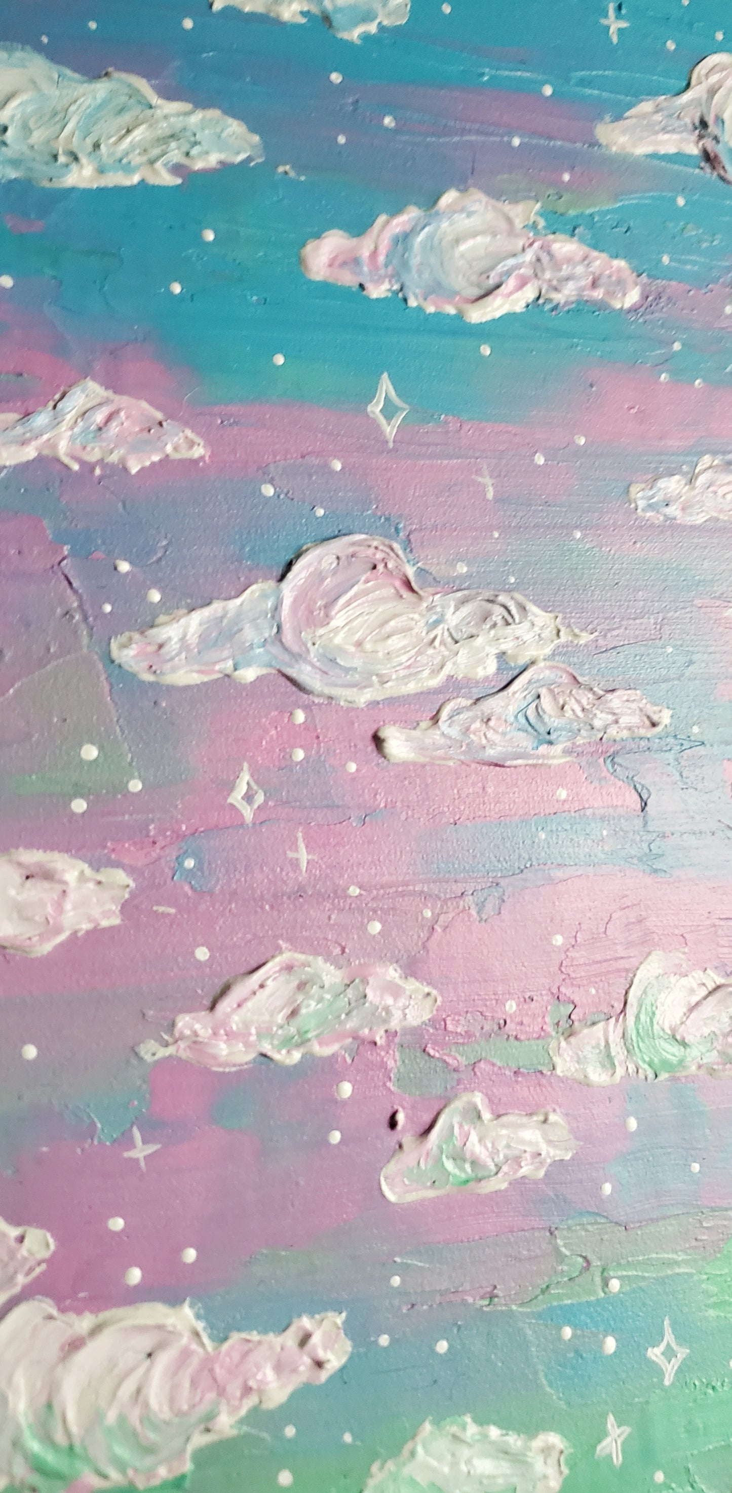 Pastel Cloud Painting (Large)