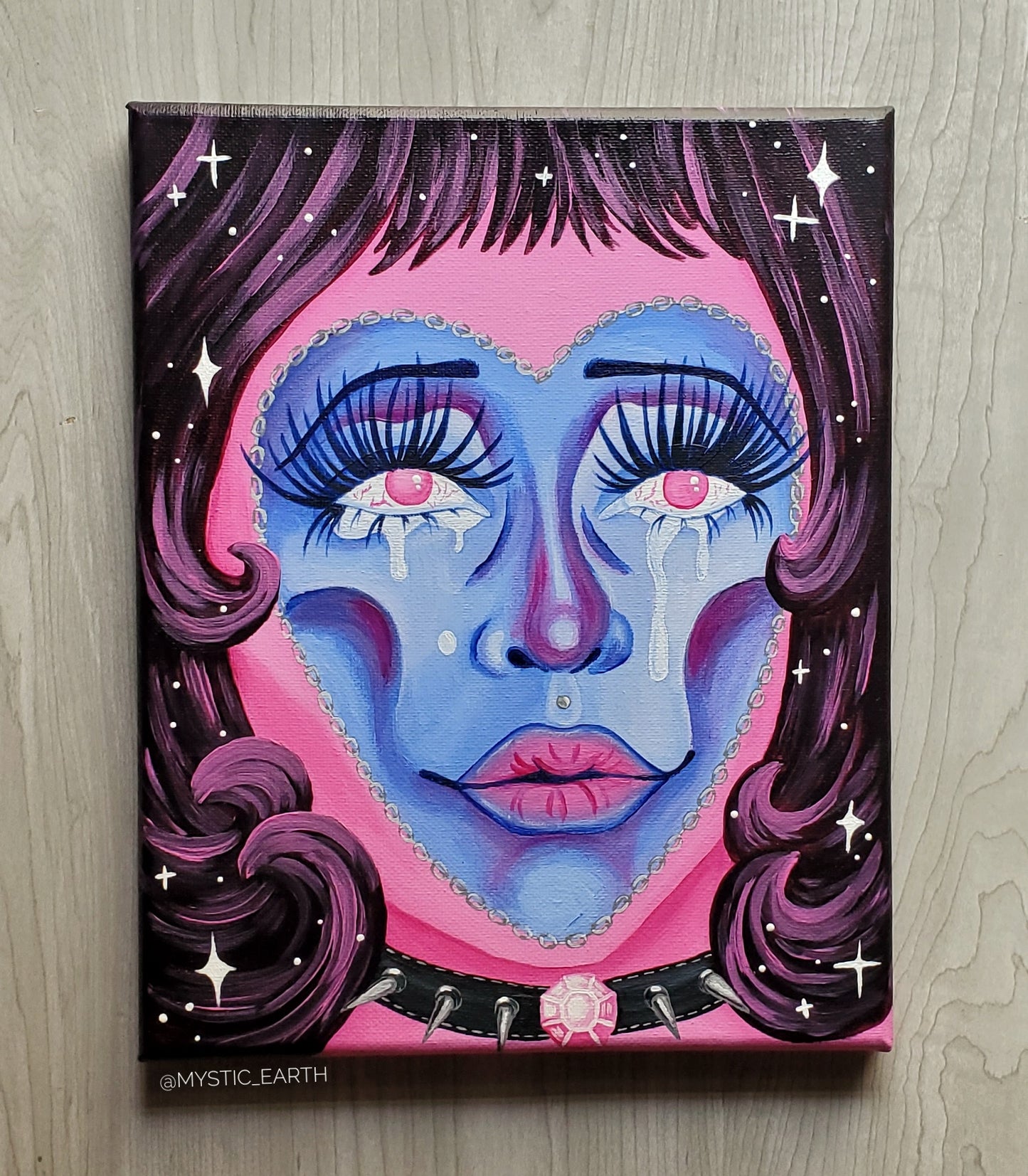 Breaking My Heart Original Canvas Painting