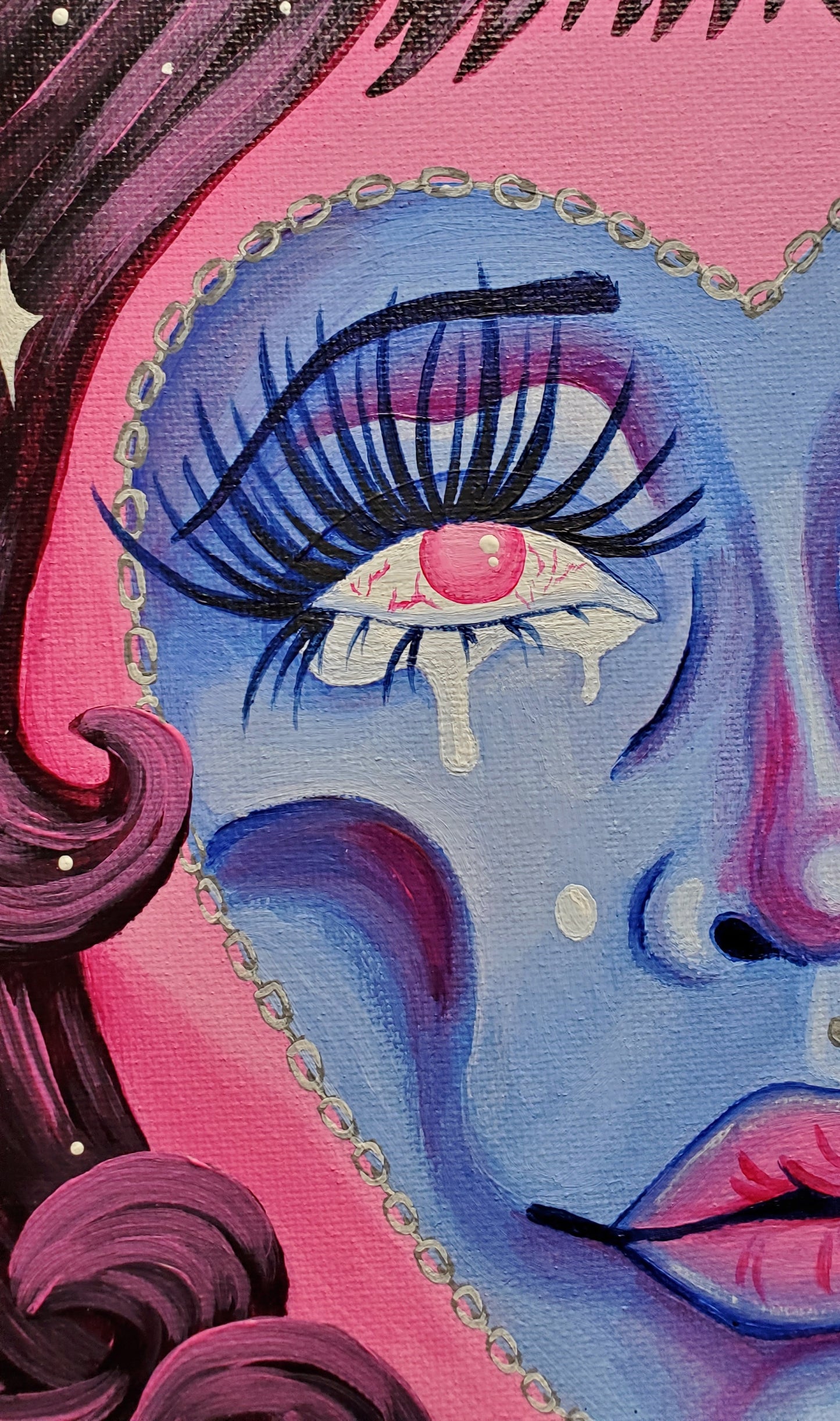 Breaking My Heart Original Canvas Painting