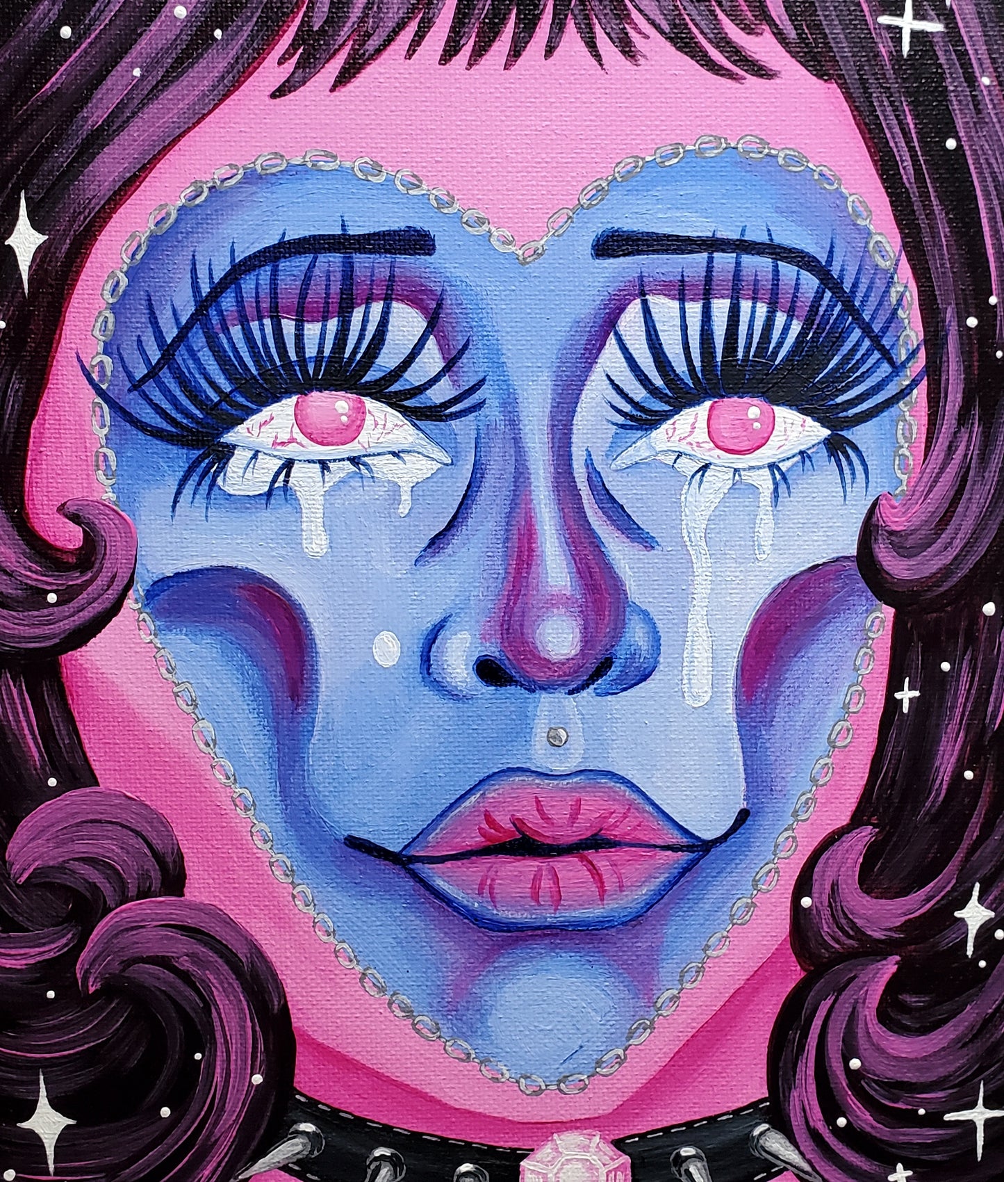 Breaking My Heart Original Canvas Painting