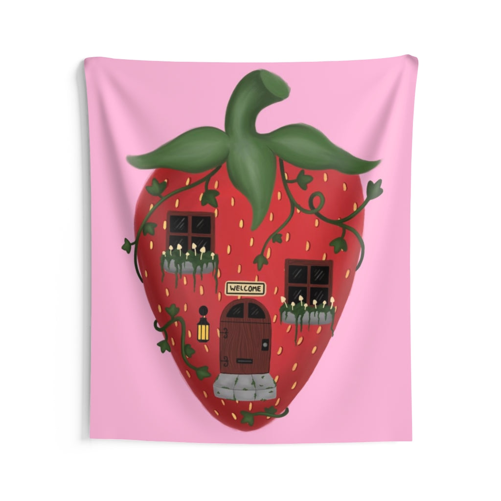 Strawberry House Tapestry