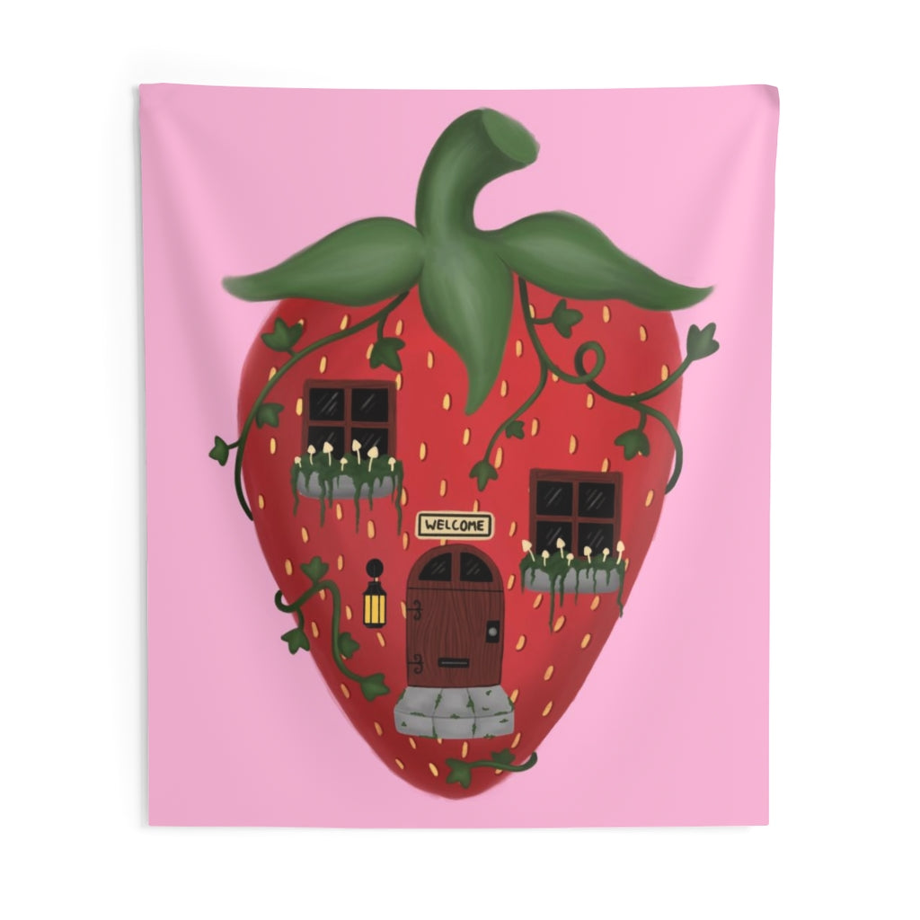 Strawberry House Tapestry